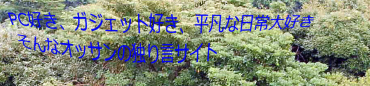 PC好き、ガジェット好き、平凡な日常大好き